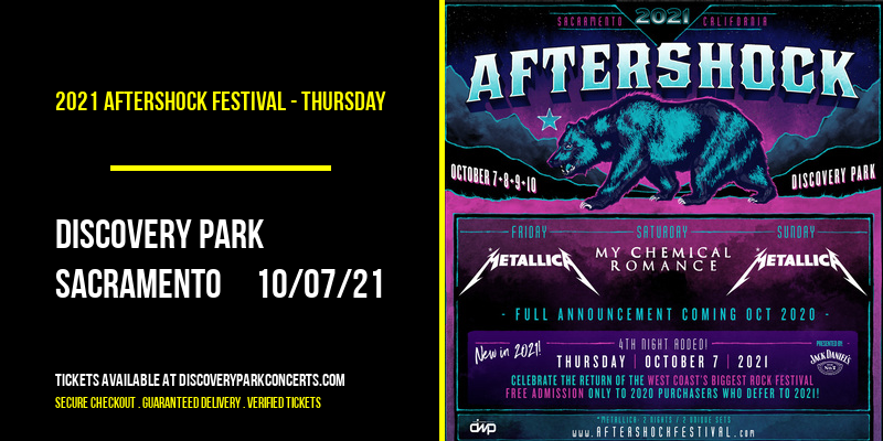 2021 Aftershock Festival - Thursday at Discovery Park