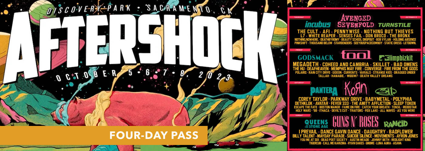 Aftershock Festival - 4 Day Pass at Discovery Park