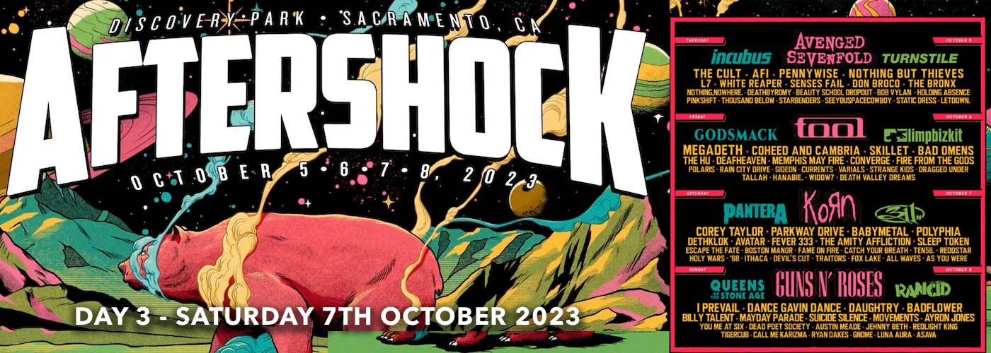 Aftershock Festival  - Saturday at Discovery Park