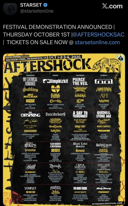 Aftershock Festival: Pierce The Veil, Babymetal, A Day To Remember & Black Label Society – Saturday